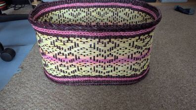 Handmade woven basket