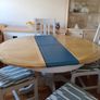 Solid Oak Extendable Dining Table and 4 Chairs Image 6