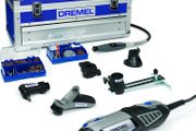 Dremel 4000 Rotary Tool 175 W, Rotary Multi Tool Kit with 6 Attachments 128 Accessories Variable Speed 5000-35000 rpm for Cutting, Carving, Sanding, Drilling, Polishing, Routing, Sharpening, Grinding
