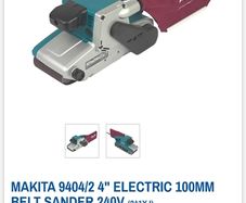 makita 9404 belt sander