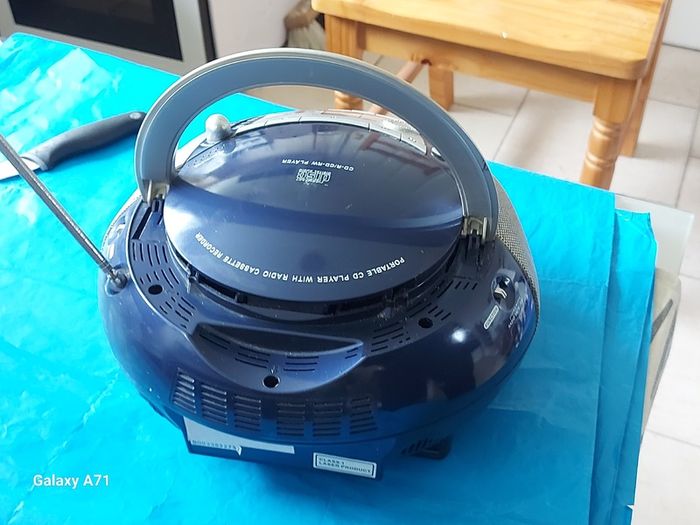 BUSH Portable CD Player with Radio Cassette Recorder, Radio and Tapes working fine, CD Player not playing