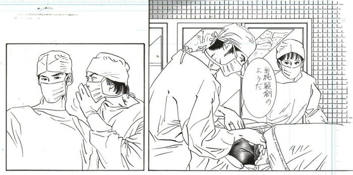 2 original Art Manga Pages.  by Noriko Nagai