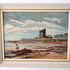 Oil Painting of Robswall, Malahide 1969