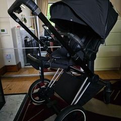 Cybex e-Priam Pushchair with matching footmuff