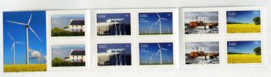 2011 Ireland Renewable Energy Self-Adhesive Commemorative Stamps Booklet Mint Never Hinged (MNH). Hibernian HB176