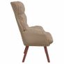 Armchair Cappuccino Artificial Leather Image 5