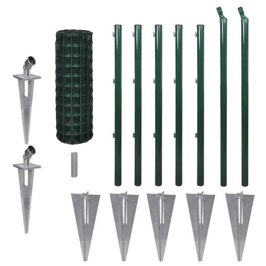 Euro Fence Steel  Green