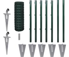Euro Fence Steel 10x0.8 m Green