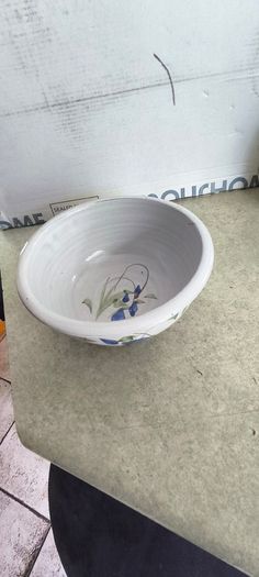 Judy Greene Pottery from Galway, Ireland, featuring a distinct floral breakfast bowl.