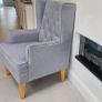 Nested Soothe Easy chair & Rocker Grey/Beech Image 3