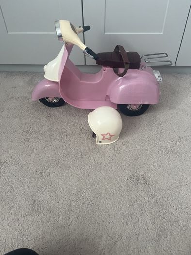 Generation Doll moped and helmet