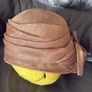 Bronze/brown straw Wedding Hat Mother Of The Bride Image 3