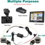 Dash Cam Hardwire Kit with Mini and Micro USB Plug, 4 Meter Dashboard Camera Car Charger Cable Kit Image 2