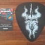 Metallica fan card and plectrum Image 2