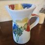 Vintage Dartington Pottery "Poppy" pattern jug and bowl set designed by Janice Tchalenko Image 2