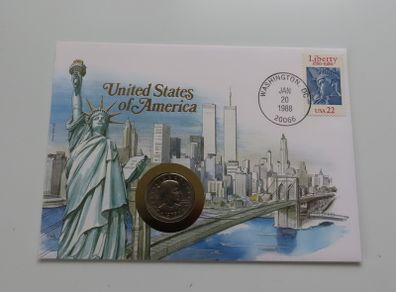 USA 1979 Dollar BUNC stamp cover
