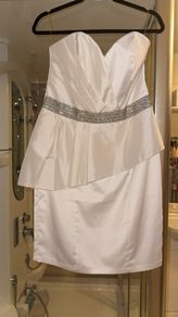 White lipsy dress brand new small sizing
