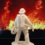 3D Printed Firefighter Figurine Image 4