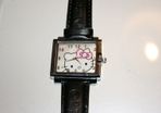 Hello Kitty Wrist Watch Leather Wrist Band Cat Analogue Clock Kids