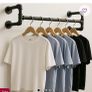 Clothes hanging rail - pipe aesthetic Image 4