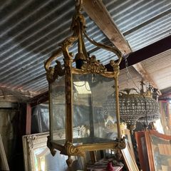 Heavy brass lantern