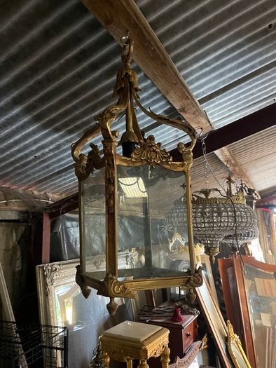 Heavy brass lantern
