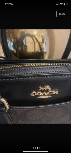 Coach Darcie Carryall mini tote.