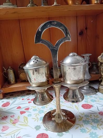 Silverplated Condiment Set