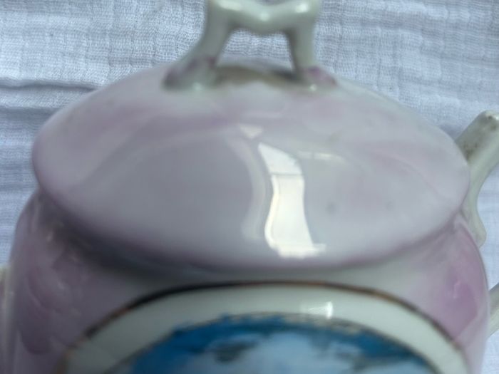 Antique. Souvenir of  Cork  ceramic teapot