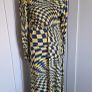 Navy and yellow shirt dress Image 3