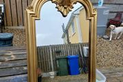 Vintage Gold Arch Framed Mirror