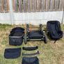 Magic ZC 3 in 1 Pushchair Pram Travel System, Baby Stroller 3 in 1 with Reversible Two Pushing Modes, Newborn Infant Carriage One-Click Folding, Toddler Buggy Aluminum Frame (739 Black) Image 2