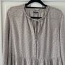 Soft Grey Maternity & Nursing Dress Image 2