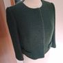 Gorgeous Bottle Green Boucle Hobbs Short Jacket New 10-12 Image 9