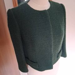 Gorgeous Bottle Green Boucle Hobbs Short Jacket New 10-12