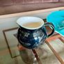 Vintage Aluminia Denmark Susanne Confetti  Small Jug Coffee Creamer Image 7