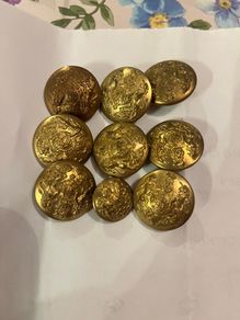 World War 1/2 Brass Buttons