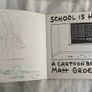 Matt Groening SIGNED Simpsons 'Life in Hell' Book Image 3