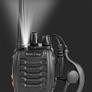 2PCS Walkie Talkies Rechargeable Walkie Talkie Long Range Two-Way Radio Walky Talky Set with Earpieces and LED Light Voice Prompt for Field Survival Biking and Hiking Image 2