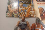He man action figures and books