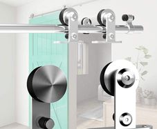 183 cm / 6 ft Sliding Door Fitting Sliding Door System Sliding Rail Wooden Sliding Door Stainless Steel Kit