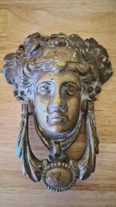 Brass door knocker