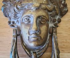 Brass door knocker
