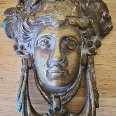 Brass door knocker