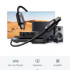 Toslink Fiber Optical Audio Cable 1.5m