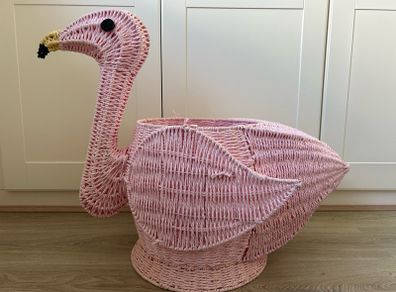 Big flamingo pink basket