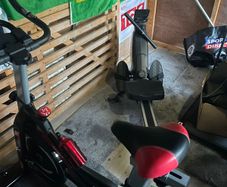 Gym Equipment Spin Bike & Rowing Machine