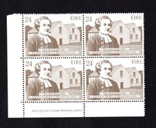 1982 Ireland 300th Anniversary of the Ordination of Francis McKemie Commemorative Stamps Imprint Block of 4 Mint Never Hinged (MNH)
