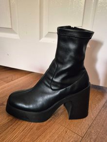 Platform Heel Boots