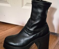 Platform Heel Boots